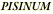 PISINUM